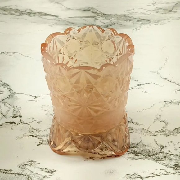 Degenhart Glass Daisy & Button Toothpick Trinket Paperweight Vtg - Picture 3 of 9